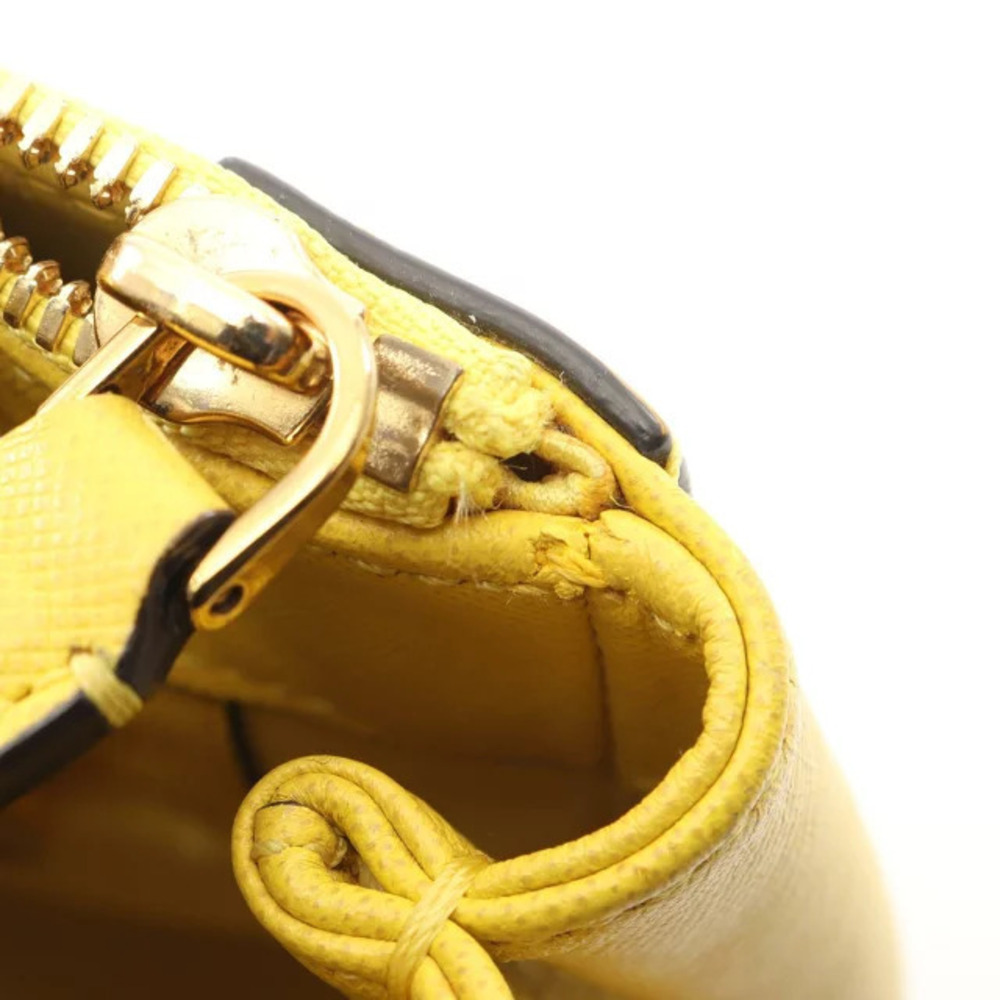 Mcm Leather Handbag Yellow - Picture 5 of 10